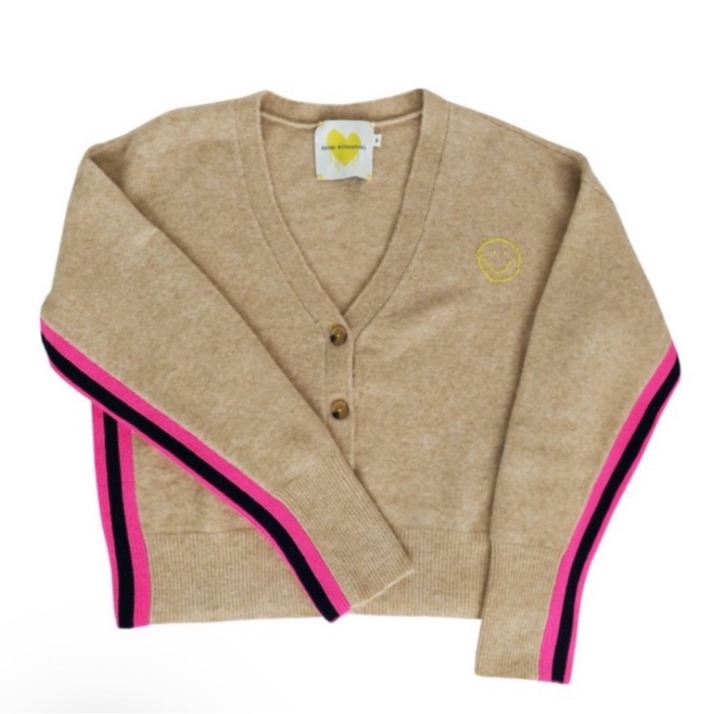 Kerri Rosenthal Nomad Mr Smiley Face Cashmere Sweater